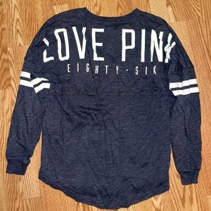 Victoria’s Secret PINK dark grey crew sweatshirt Size: M